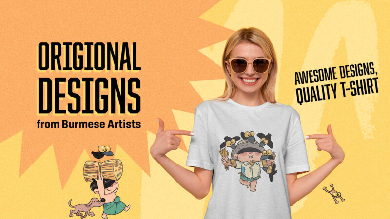 Viva La Burma Launches to Empower Displaced Burmese Artists Through Ethical Artwear